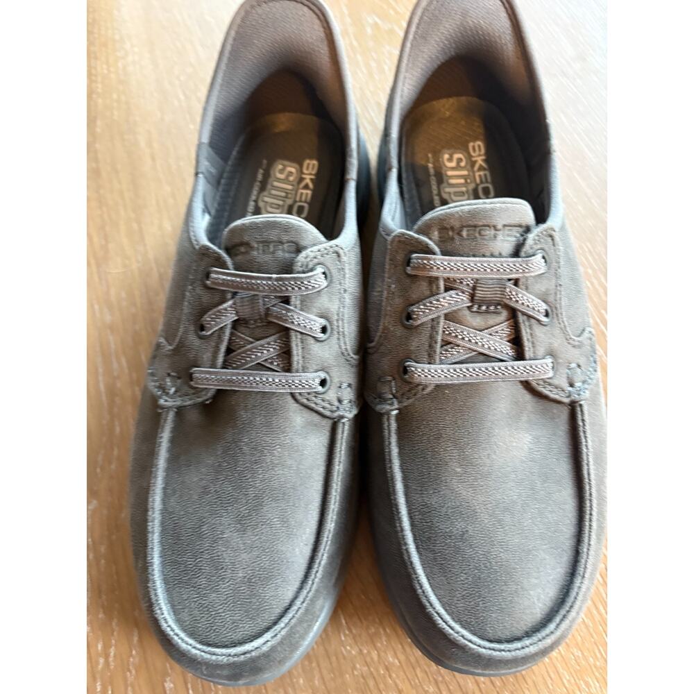 Skechers Women's Hands Free Slip-on On-The-Go Flex Gray Sneakers Size 6.5 - Picture 2 of 7